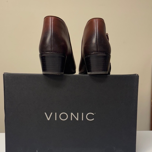 Vionic Women's Brown Ankle Booties - Picture 5 of 5